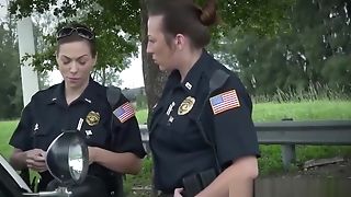 Pulled Over Suspect Defenestrates Cougar Cops Horny Cunts In Doggystyle
