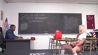 No Way That Fits Instructor Detention Fuck-a-thon With Natalia Queen Bbcpie
